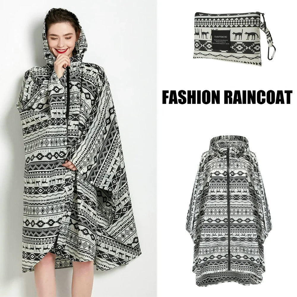 Big Size XXL Women Breathable Raincoat Lightweight Rain Coat Poncho Ladies Waterproof Cloak Raincoats Adults Windproof Rainwear