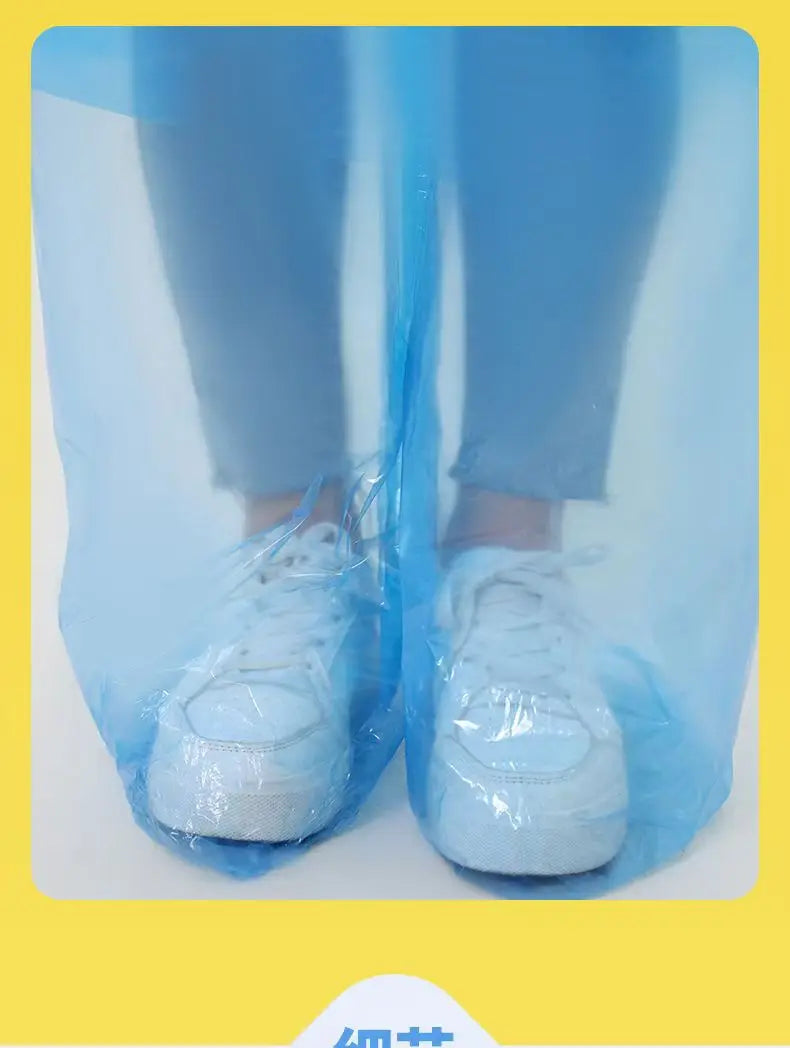 Disposable Raincoat Long Full Body Rainstorm Proof Raincoat and Rainpants for Adults