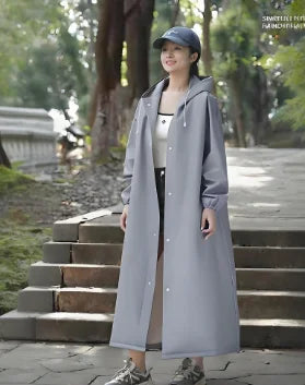 Adult long raincoatDisposable raincoat, portable raincoat, durable waterproof travel hooded raincoat, fishing and camping