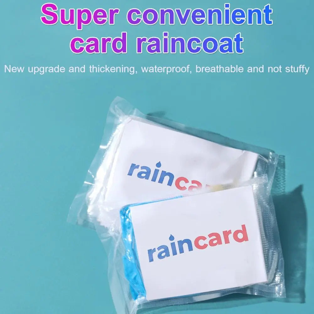 3/5/10Pcs Portable Raincoat Outdoor Rainwear Disposable Adult Emergency Waterproof Rain Cover Camping Hiking Travel Accessories