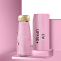 Umbrella for Both Sunny Rainy Days Off Mini Portable UV Protection Folding Sun Rain Shield Compact Capsule UPF50+Travel Umbrella