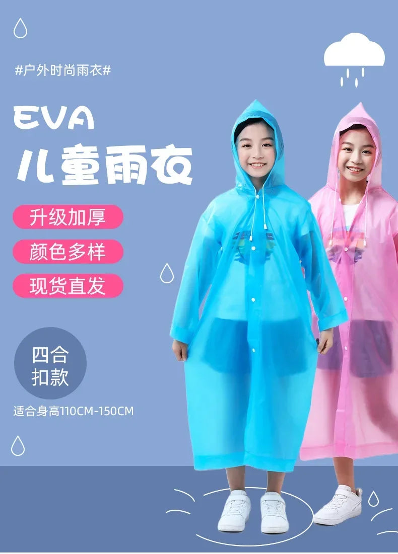 2PC/1PC Adult Raincoat Men Women Portable Waterproof Jacket Home Accessories Wind and Water Resistant Umbrella Rain