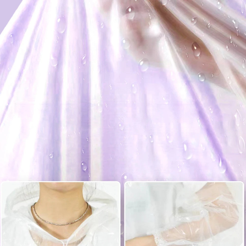 Disposable Raincoat Outdoor Full-Length Adult Pullover, Compact Portable Multi-Color Mini for Camping Hiking Emergency