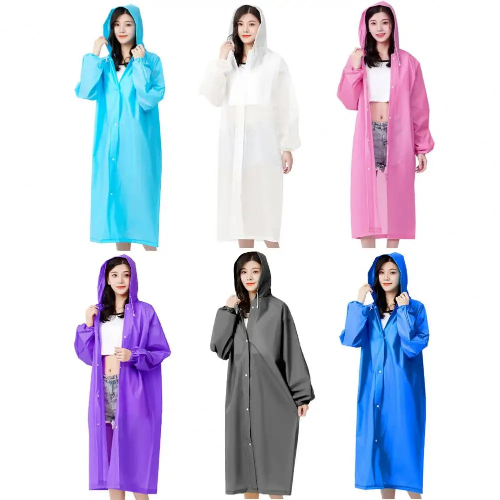 Raincoat Women Waterproof Raincoat Thickened Unisex Universal Tourism Outdoor Hiking Rain Poncho Raincoat Travel Supplies