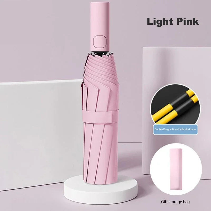 Xiaomi 24 Bone Folding Umbrella Fully Automatic Double Bone SPF 50 UV Protection Rain Resistance Strong Wind Resitance Umbrella