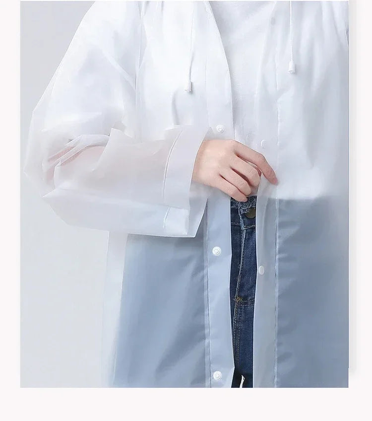 2PC/1PC Adult Raincoat Men Women Portable Waterproof Jacket Home Accessories Wind and Water Resistant Umbrella Rain