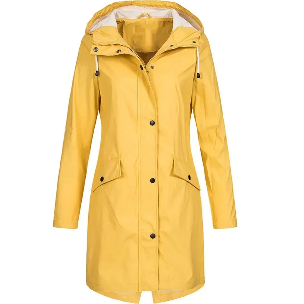 Waterproof Rain Coat Long Raincoats Jacket Waterproof Raincoats Feminina Gifts Outdoor Ride A Bike Mountaineering Jackets Women