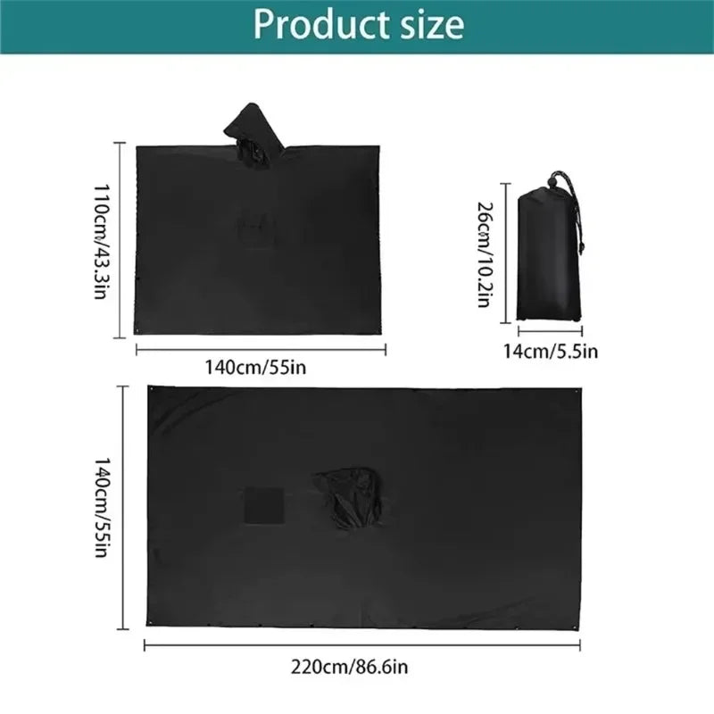 Rain Coat Waterproof Travel Raincoat Waterproof Rain Poncho Hooded Lightweight For Outdoor Hiking Fishing Climbing Men And Women