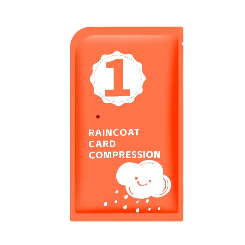 Disposable Raincoat Outdoor Full-Length Adult Pullover, Compact Portable Multi-Color Mini for Camping Hiking Emergency