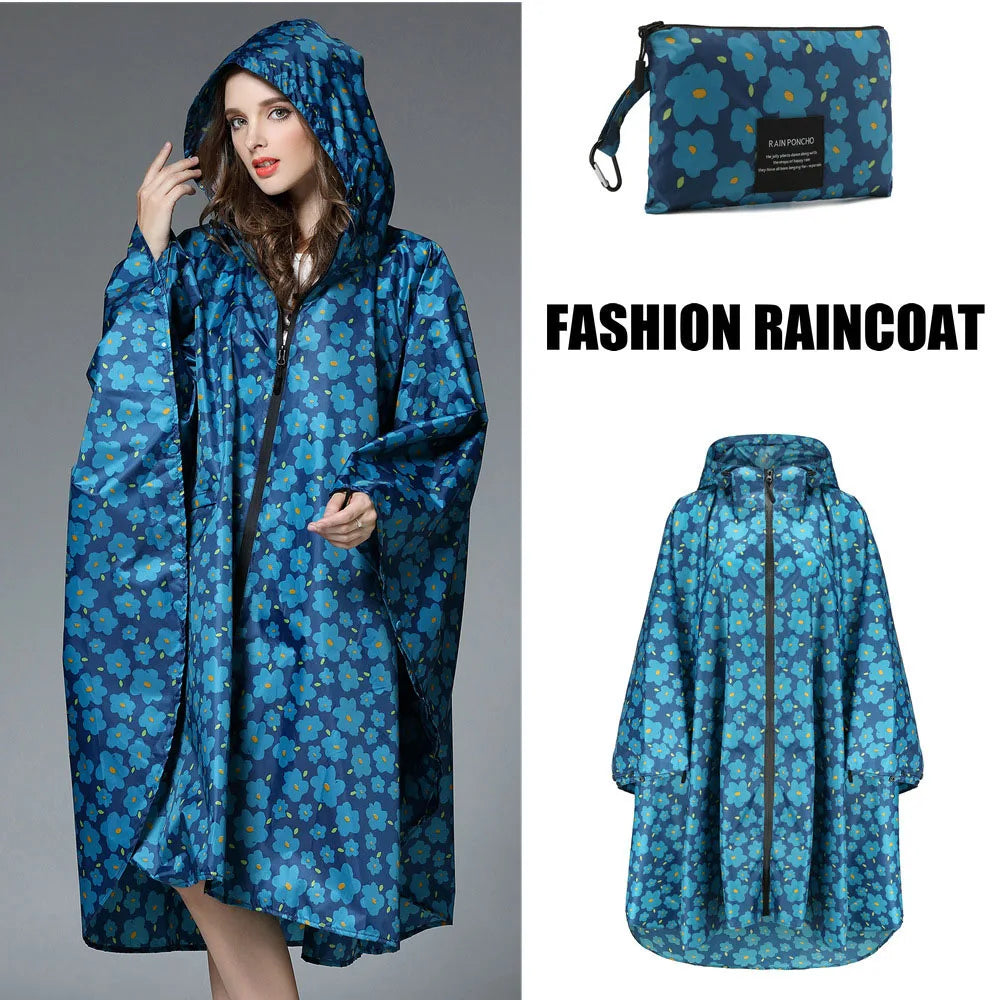 Big Size XXL Women Breathable Raincoat Lightweight Rain Coat Poncho Ladies Waterproof Cloak Raincoats Adults Windproof Rainwear