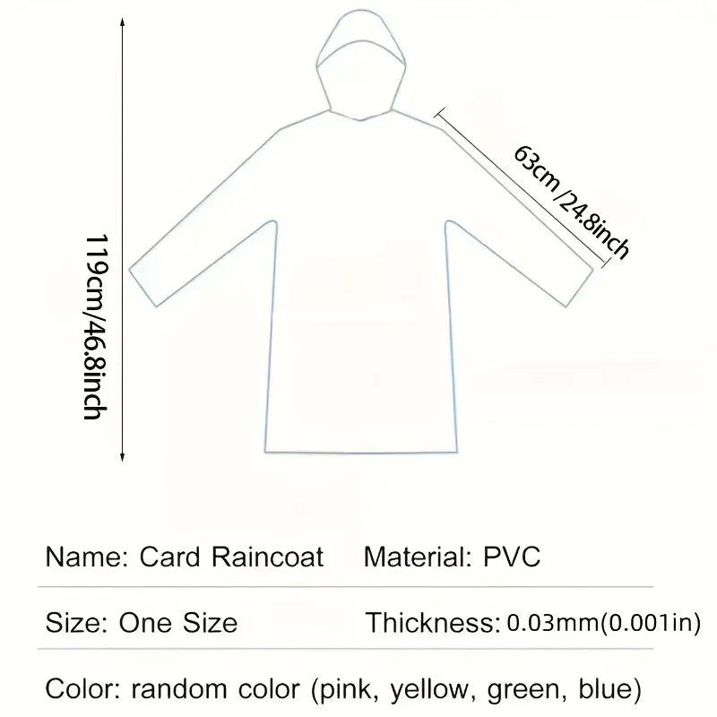 5-10Pcs Emergency Disposable Raincoat Lightweight Travel Rainwear Compact Foldable Poncho for Outdoor Camping Hiking Essentials