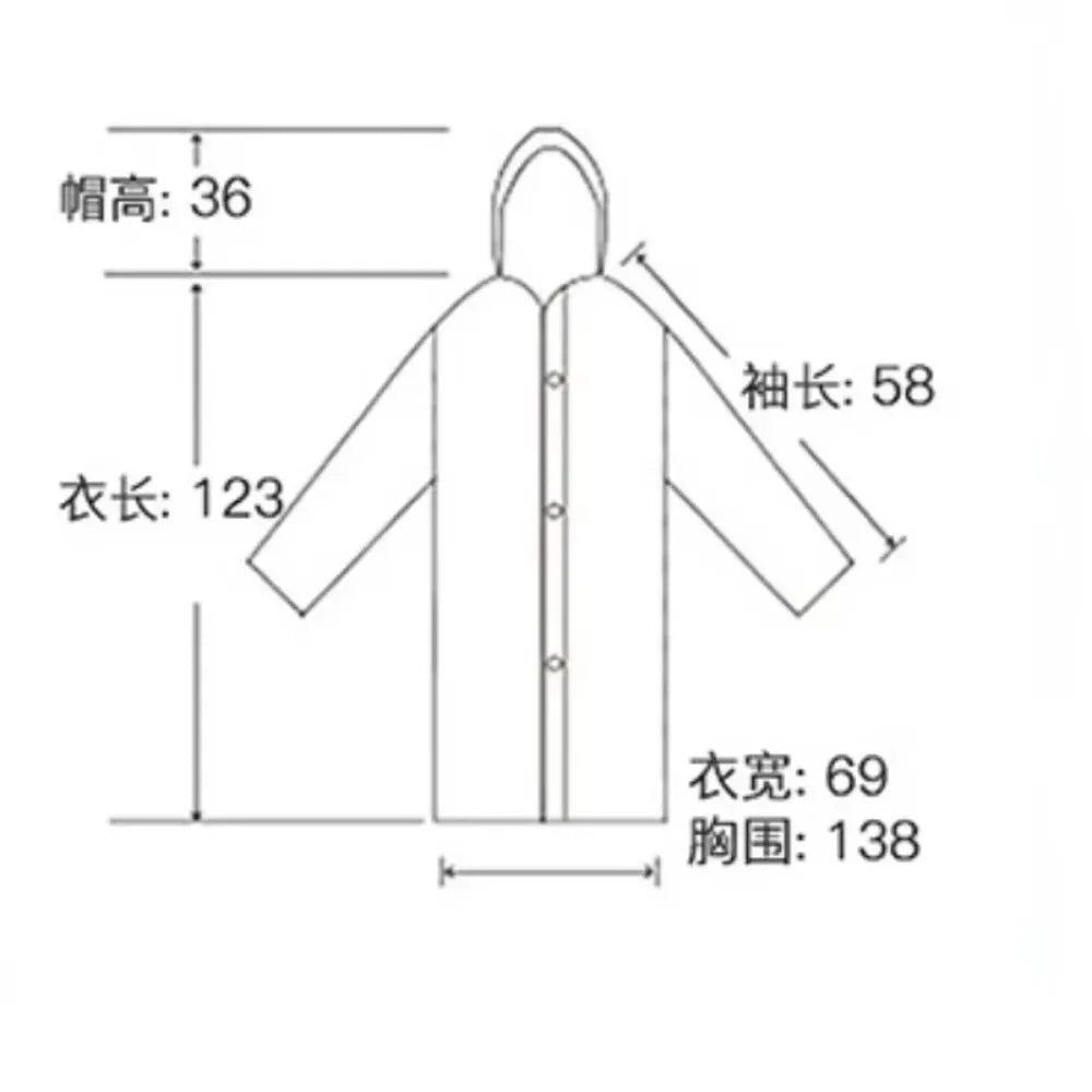 2PC/1PC Adult Raincoat Men Women Portable Waterproof Jacket Home Accessories Wind and Water Resistant Umbrella Rain