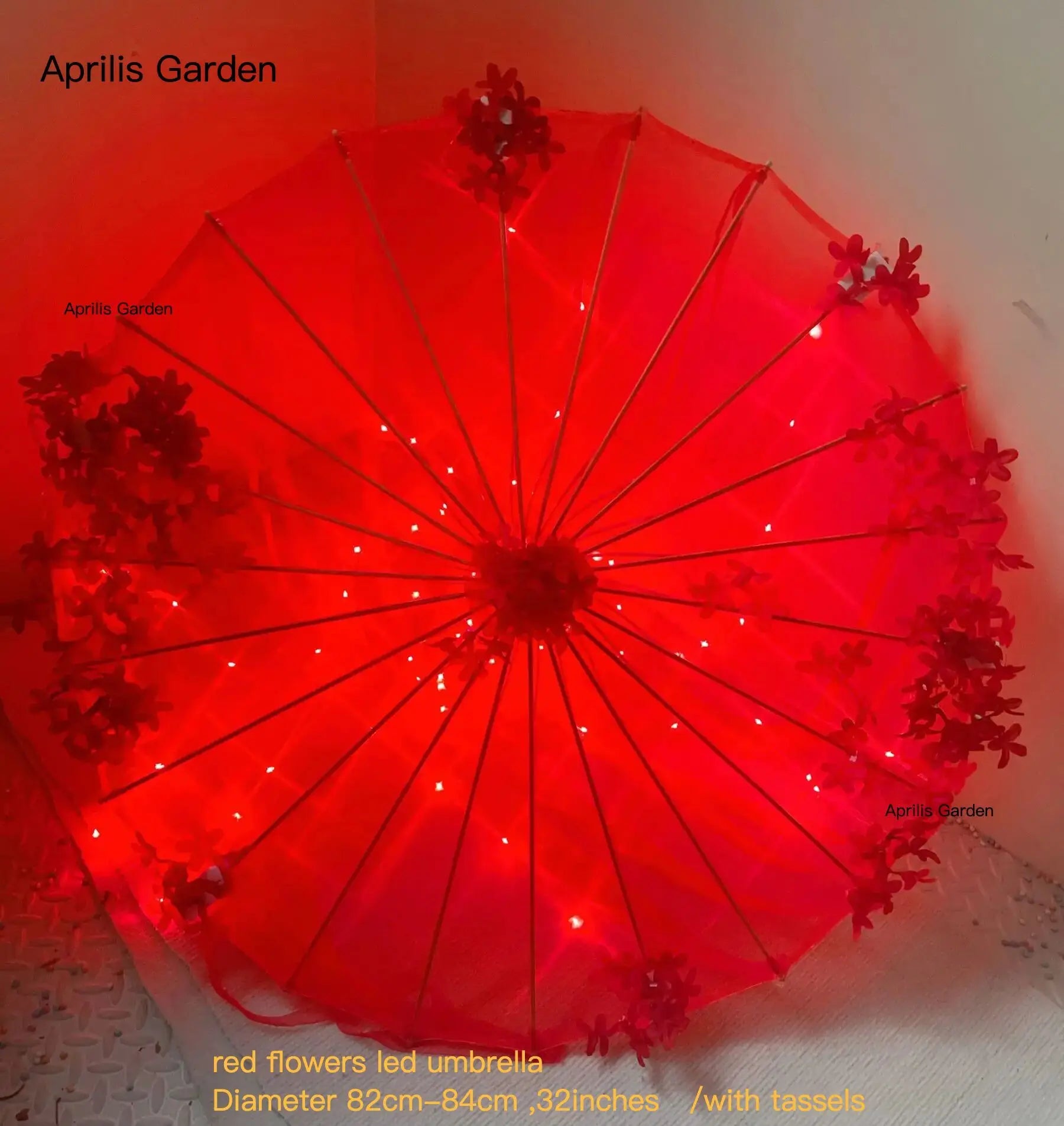 LED Yarn Silk Cloth Lace Decorative Umbrella Beach Parasol Princess Chinese Japan Umbrella Drama Craft Umbrella Cosplay