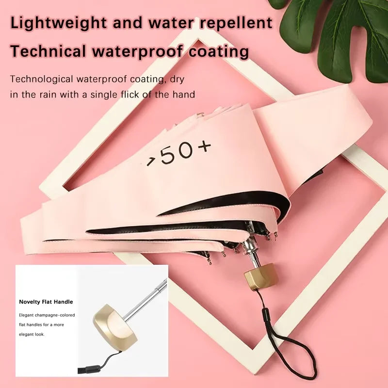 Small Pocket Mini Sun Umbrella Rainproof Travel Umbrella Vinyl Folding Umbrella Anti-UV Sun Shade Pocket Parasol Capsule