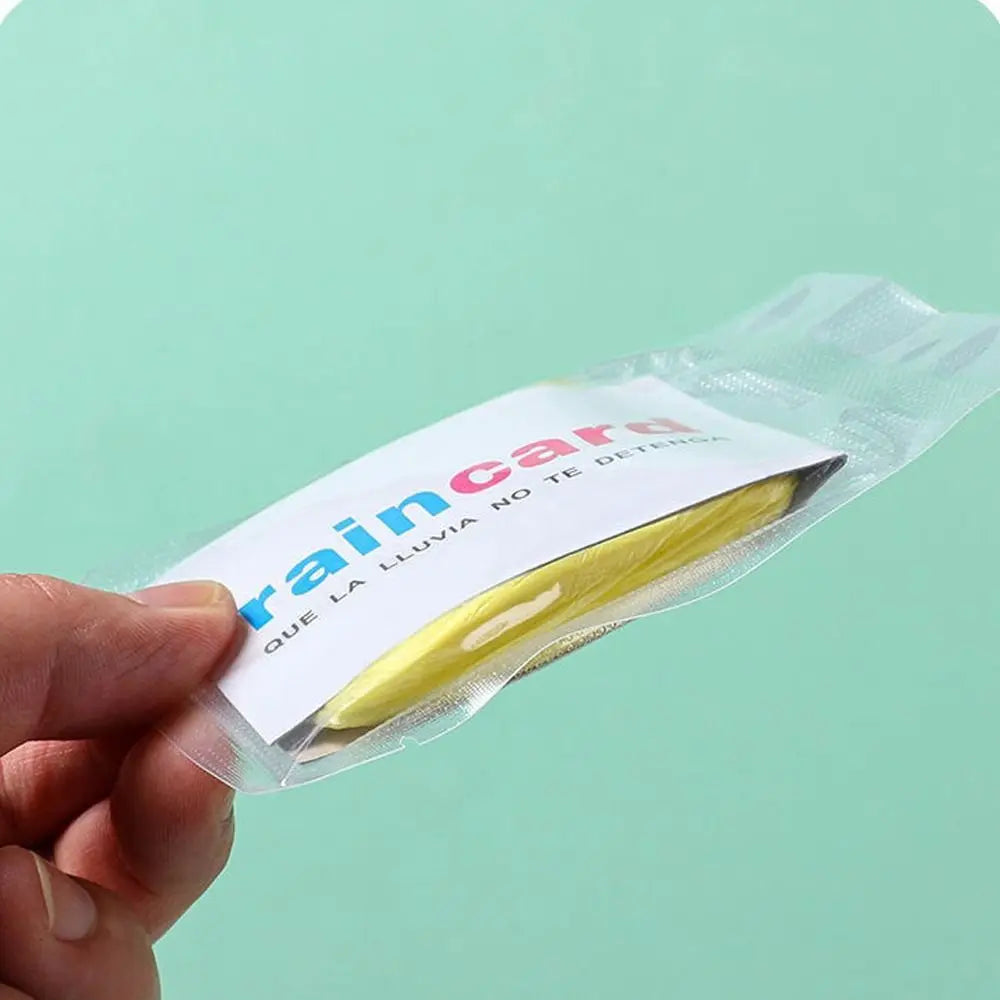 3/5/10Pcs Portable Raincoat Outdoor Rainwear Disposable Adult Emergency Waterproof Rain Cover Camping Hiking Travel Accessories