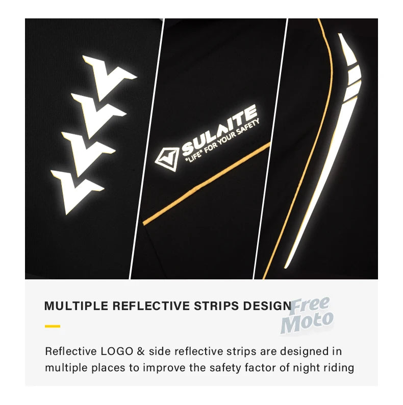 SULAITE Motorcycle Raincoat Suit Men Outdoor Waterproof Rainwear Shoes Cover Ultrathin Rain Coat Cycling Fishing Climbing Jacket